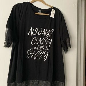 Brand new graphic T-shirt from lane Bryant
